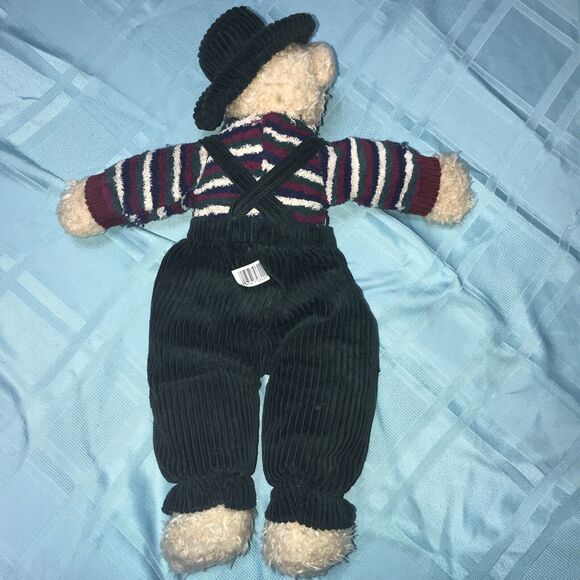 TB Trading Company BOY AND GIRL CHRISTMAS TEDDY BEARS Weighted Stuffed Plush - Picture 3 of 5